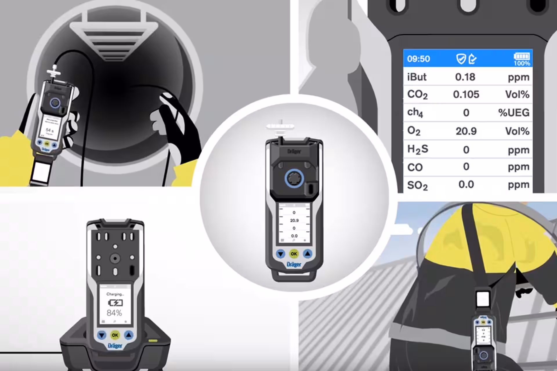 Draeger X-am 8000 Gas Detector