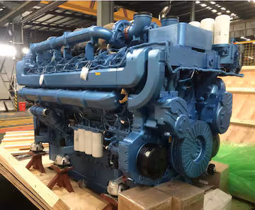 Mild Steel Body Sinotruk Marine Engine (Wd615)